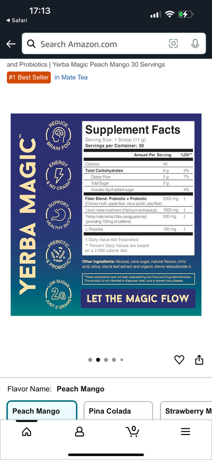 Yerba Magic Instant Tea Powder